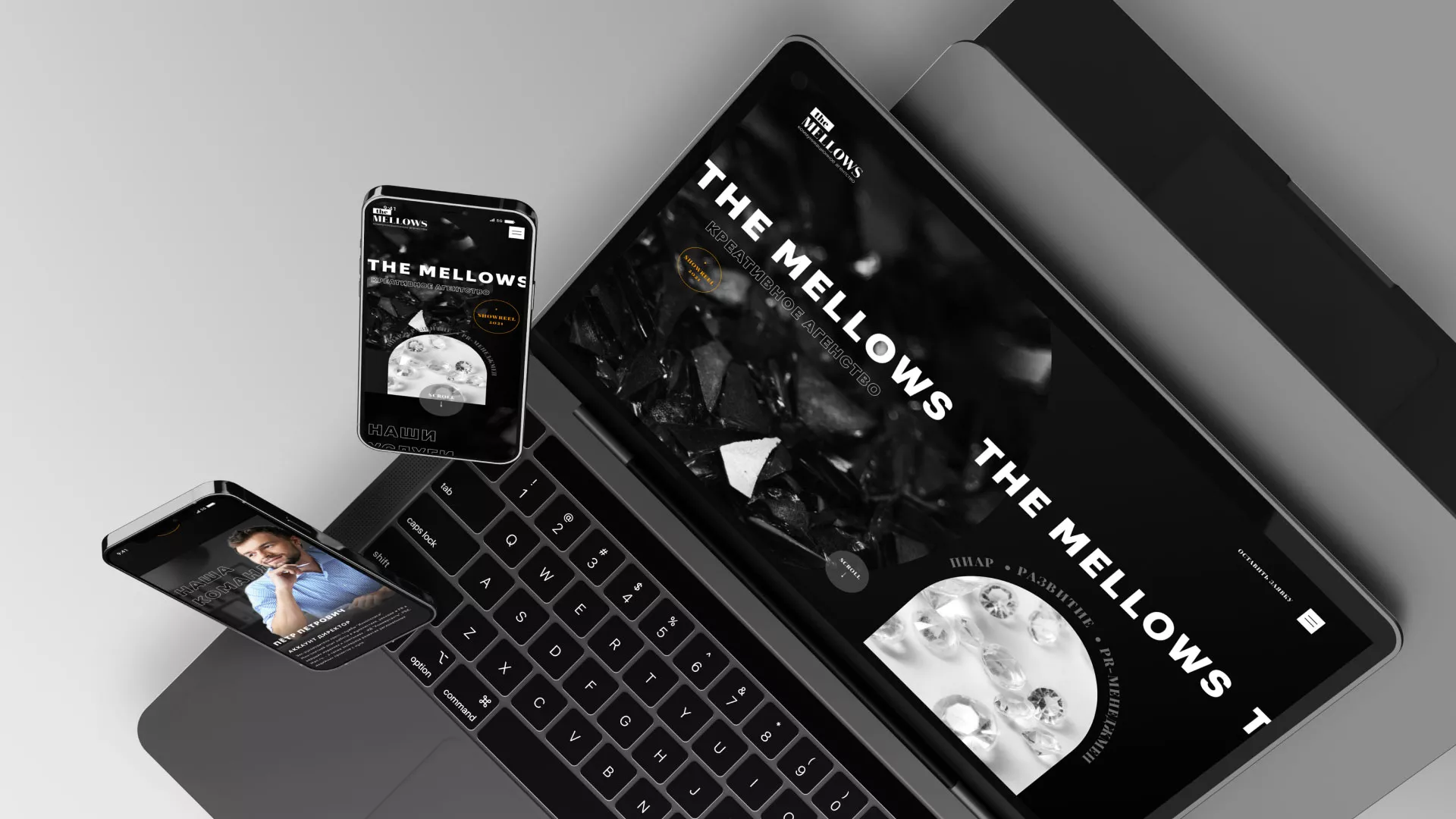 Разработка сайта креативного агентства «The Mellows» в Тереке