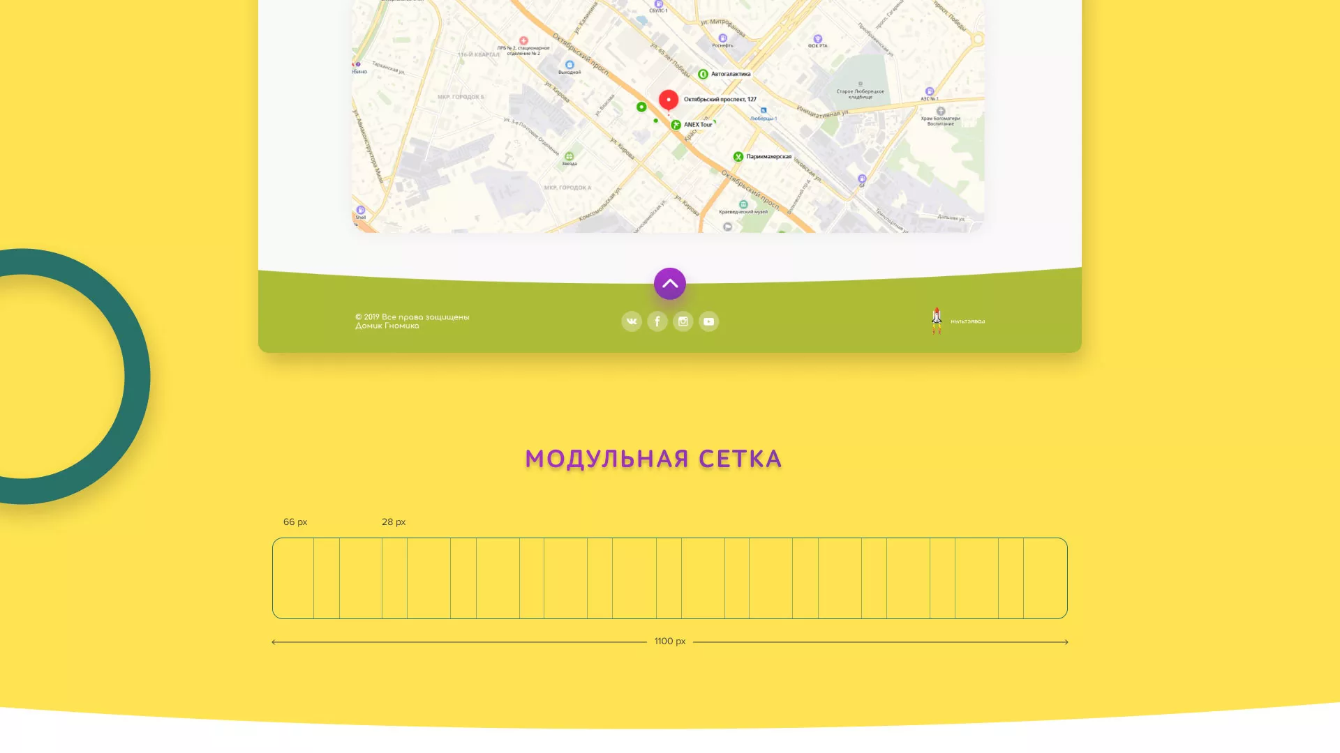Разработка сайта детского активити-клуба «Домик гномика» в Тереке