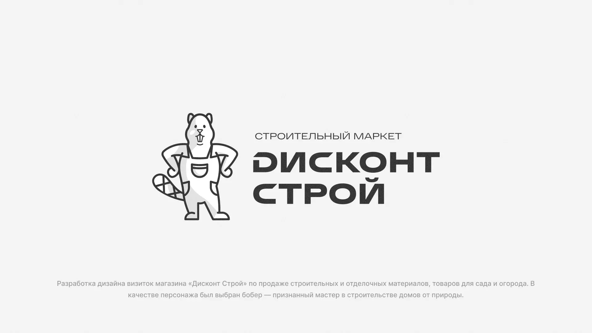 Разработка дизайна визиток магазина «Дисконт Строй» в Тереке