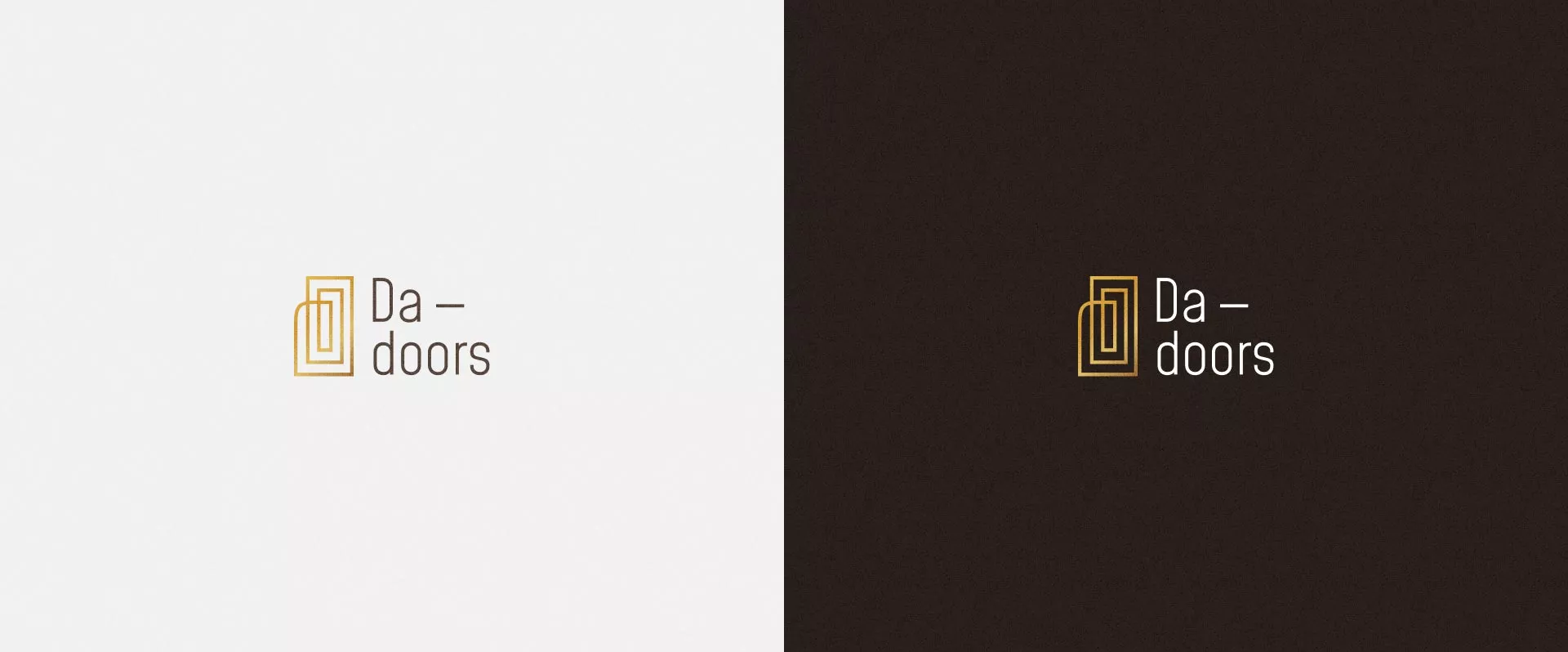 Разработка логотипа для компании «DA-DOORS» в Тереке